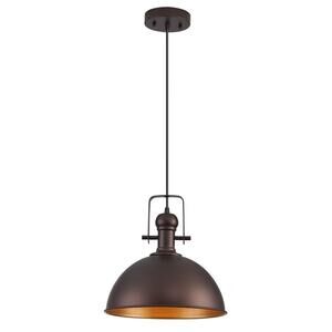12 Inch Oil Rubbed Bronze Farmhouse Pendant Light Industrial Pendant